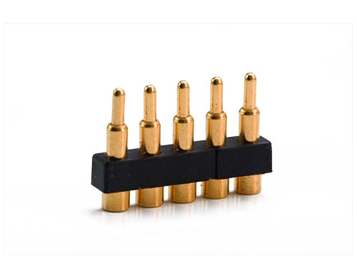 5PIN直立式POGOPIN连接器弹簧顶针